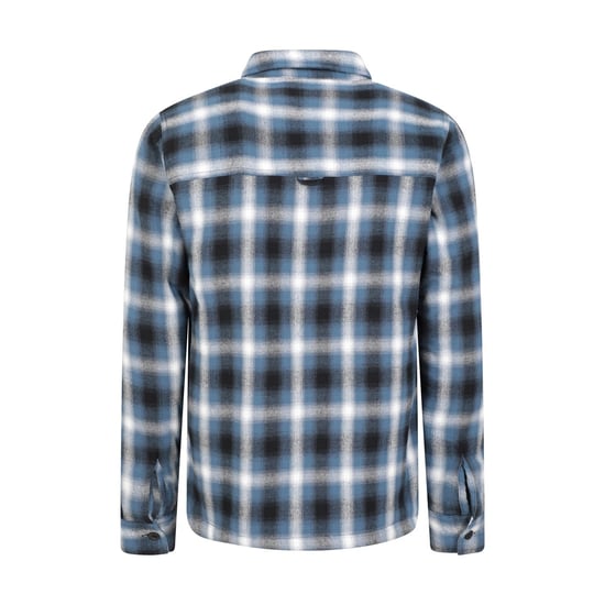 Mountain Warehouse Heren Stream II molton gevoerd overhemd (Blauw) - Image 2