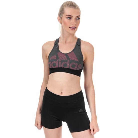 Women's adidas Don't Rest Alphaskin BOS Bra in Black Marl - Image 1