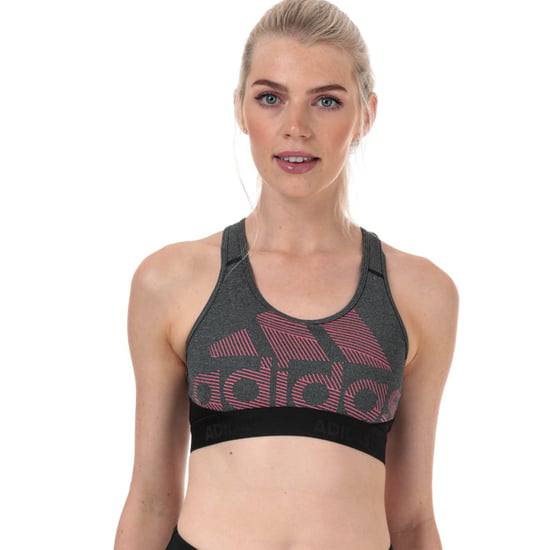 Women's adidas Don't Rest Alphaskin BOS Bra in Black Marl - Image 4