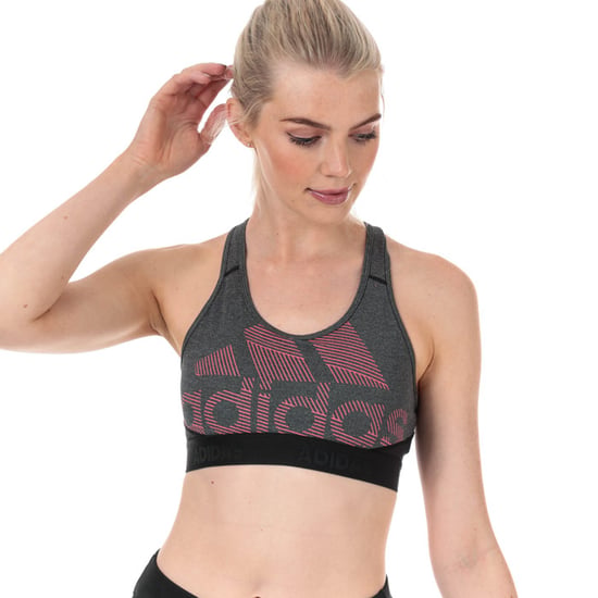 Women's adidas Don't Rest Alphaskin BOS Bra in Black Marl - Image 5