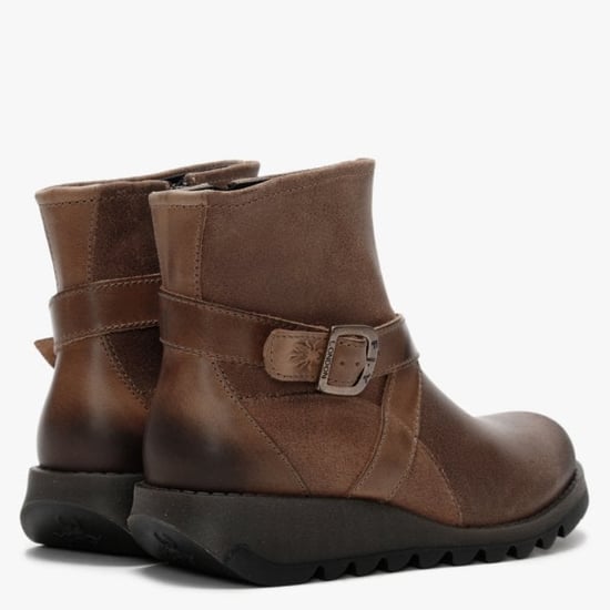 Fly London Sake Leather Ankle Boots