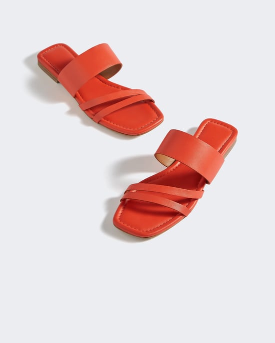 Karla Leather Slider Sandal