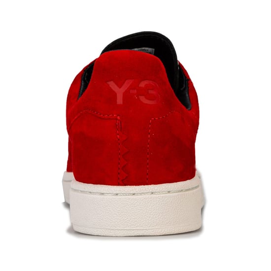 Men's Y-3 Yohji Court Trainers in red black - Image 6