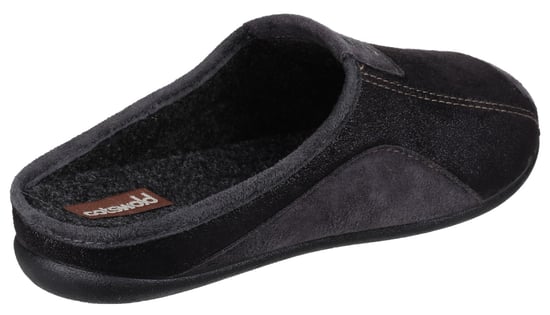 Cotswold Westwell Stoffen Heren Zwarte Pantoffels - Image 2