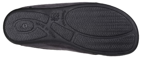 Cotswold Westwell Stoffen Heren Zwarte Pantoffels - Image 4