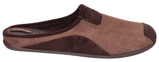Cotswold Westwell Stoffen Heren Bruine Pantoffels - Image 5