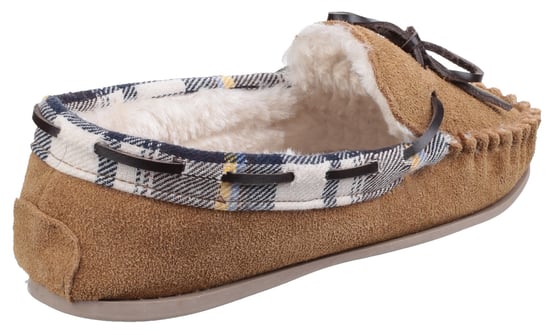 Cotswold Kilkenny Sammets Tofflor I Beige För Kvinnor - Image 2