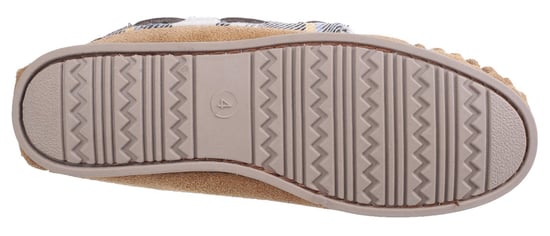 Cotswold Kilkenny Sammets Tofflor I Beige För Kvinnor - Image 4
