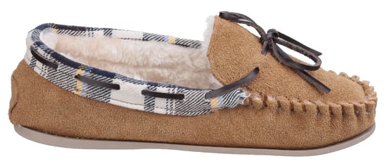 Cotswold Kilkenny Sammets Tofflor I Beige För Kvinnor - Image 5