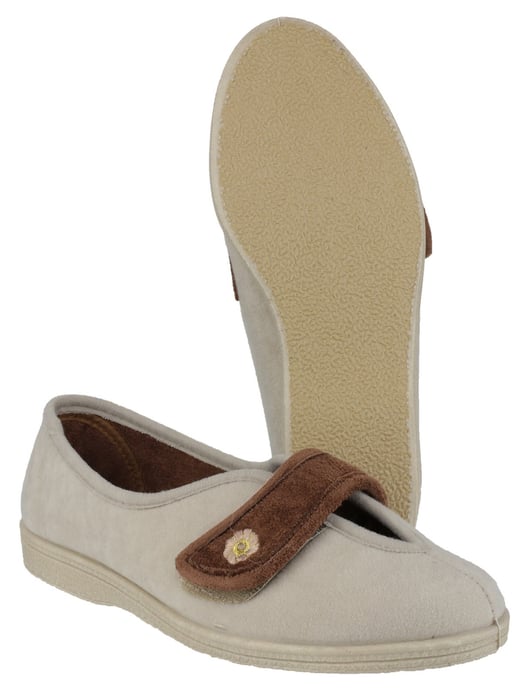 Andrea Touch Fastening Slipper