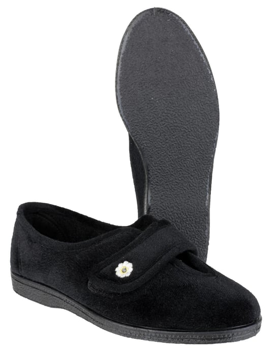 Andrea Touch Fastening Slipper