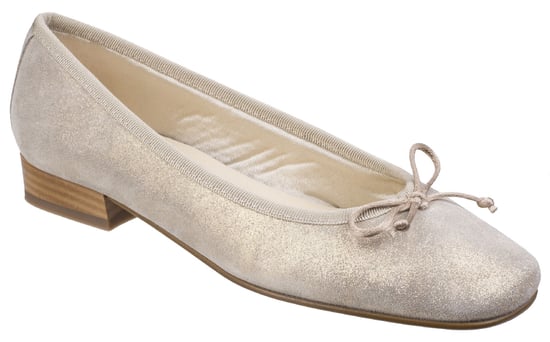 Fiastra Suede Ballerina Court Shoe