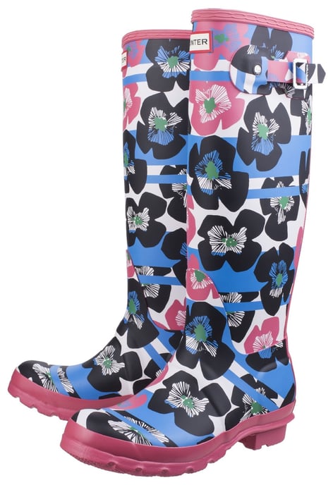Original Floral Stripe Tall Wellington