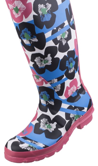 Original Floral Stripe Tall Wellington