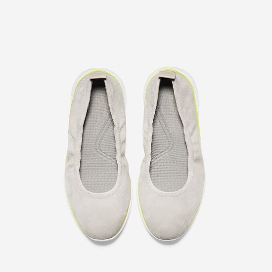 3.ZEROGRAND Ruched Slip On Shoe