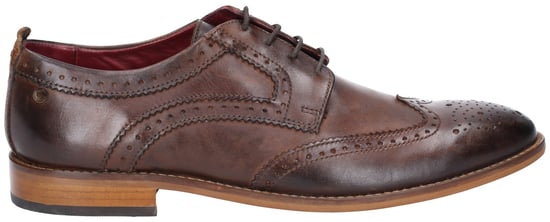Motif Washed Lace Up Shoe