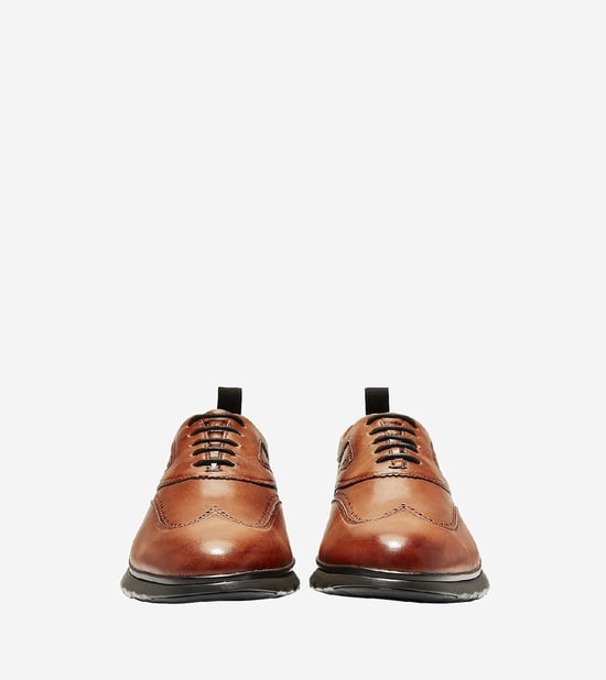 3.ZEROGRAND Wingtip Oxford Lace Up Shoe