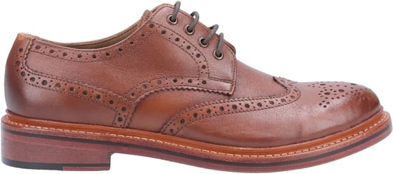 Cotswold Quenington Bruine Leren Veterschoenen Voor Heren - Image 4