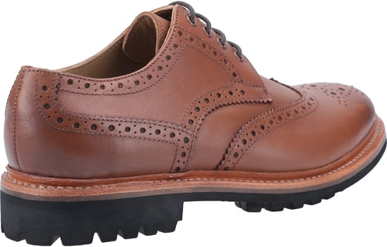 Cotswold Quenington Commando Bruine Leren Veterschoenen Voor Heren - Image 2
