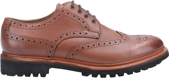 Cotswold Quenington Commando Bruine Leren Veterschoenen Voor Heren - Image 4