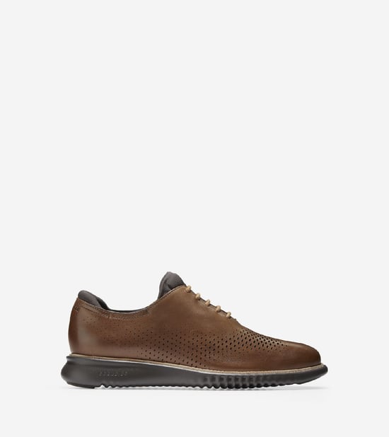 2.Zerogrand Laser Wing Oxford Lace Up Shoe
