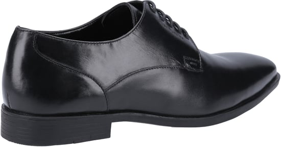 Hush Puppies Ezra Svarta Lädersnörskor För Män - Image 2