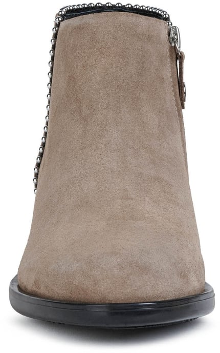 Geox Resia Suède Dames Laarzen In Donker Beige - Image 4