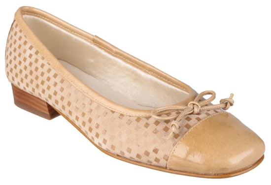 Andros Patent/Suede women's Ballerina