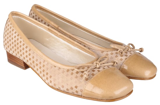 Andros Patent/Suede women's Ballerina