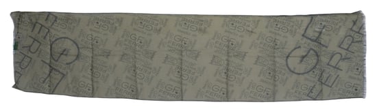 GF Ferre Vrouwen Groen Wol Viscose Foulard Gedessineerde Merk Sjaal - Image 6