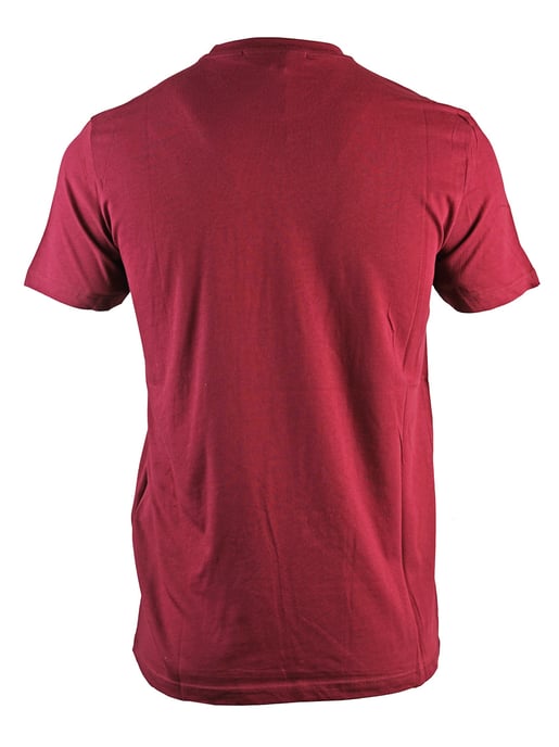 Roberto Cavalli Tiger Head Burgundy T-Shirt