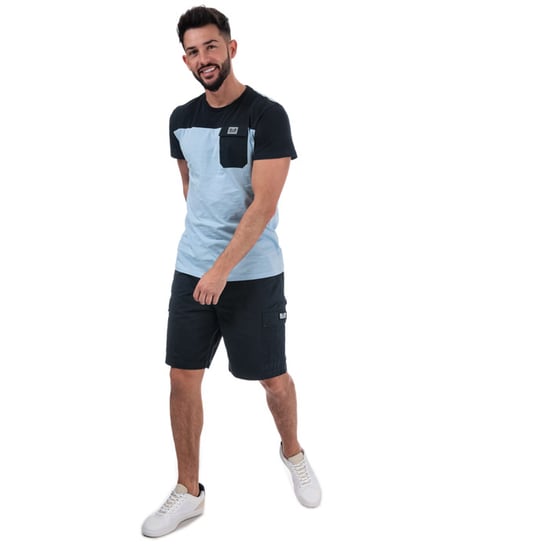 Men's Weekend Offender Gitarama Pocket T-Shirt in sky - Image 3