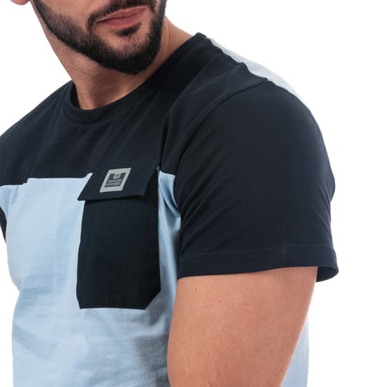 Men's Weekend Offender Gitarama Pocket T-Shirt in sky - Image 5