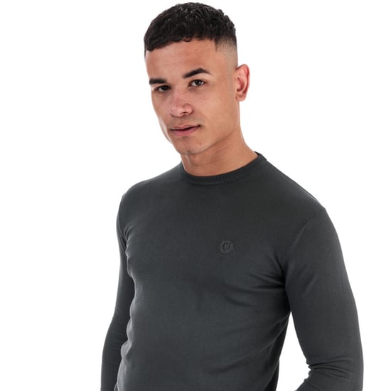 Men's Henri Lloyd Cotton Round Neck Jumper in Grey