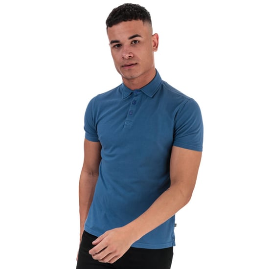 Men's Henri Lloyd Salted Piquet Polo Shirt in Blue - Image 1