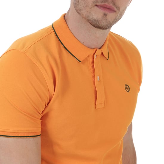 Men's Henri Lloyd Polo Shirt in Orange - Image 6