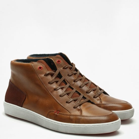 Daniel Hotch Leather High Top Trainers