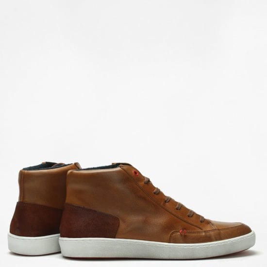Daniel Hotch Leather High Top Trainers