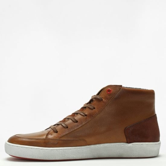 Daniel Hotch Leather High Top Trainers