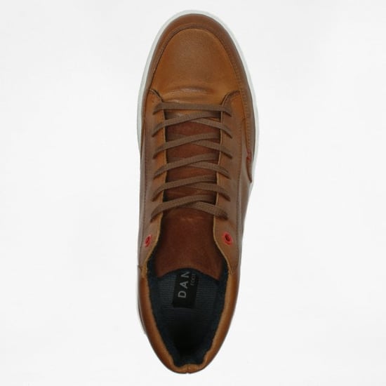 Daniel Hotch Leather High Top Trainers