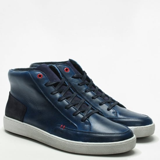 Daniel Hotch Leather High Top Trainers