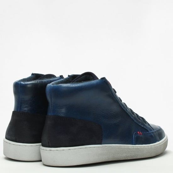 Daniel Hotch Leather High Top Trainers