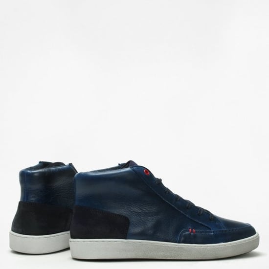 Daniel Hotch Leather High Top Trainers