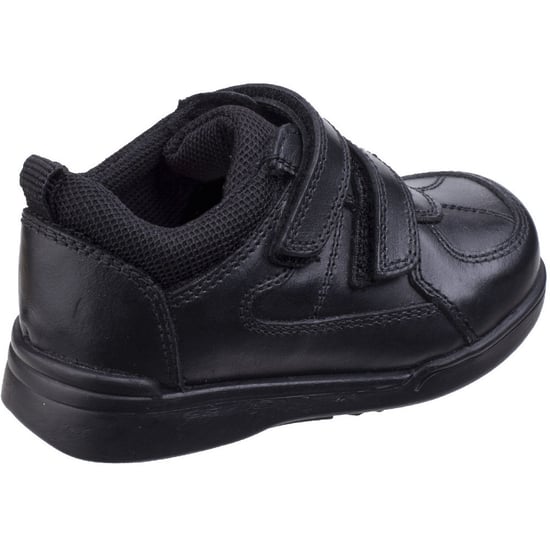 Hush Puppies Boys Liam Durable Back To School Leather Smart Shoes