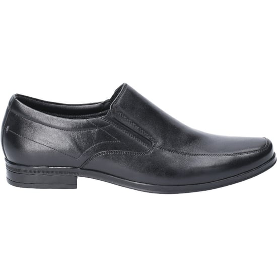 Hush Puppies Billy Leren Zwarte Instappers Voor Heren - Image 2