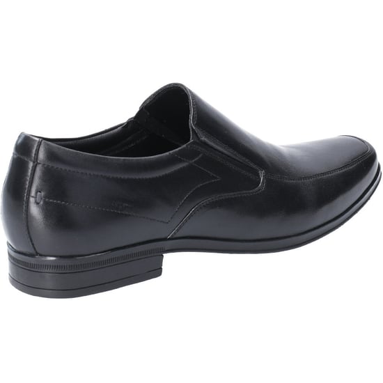 Hush Puppies Billy Leren Zwarte Instappers Voor Heren - Image 3