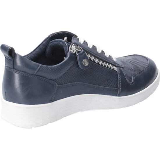 Hush Puppies Womens Roo Zip Up Lace Up Light Casual Shoes