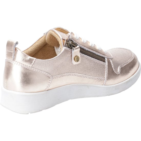 Hush Puppies Womens Roo Zip Up Lace Up Light Casual Shoes