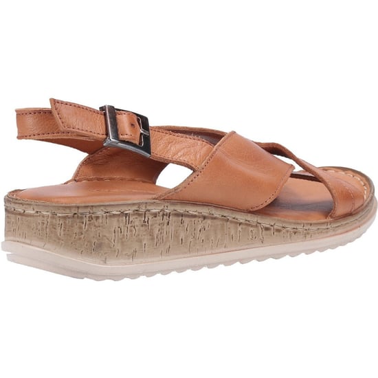 Hush Puppies Womens Elena Cross Over Wedge Sandals