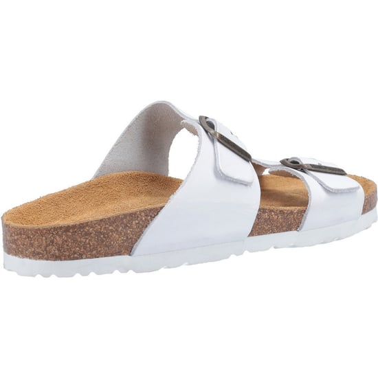 Hush Puppies Womens Kylie Leather Mule Slider Sandals